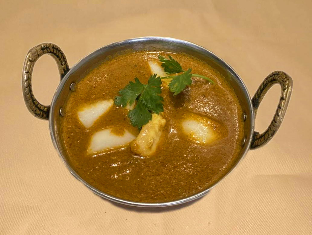 市川産梨のカレー